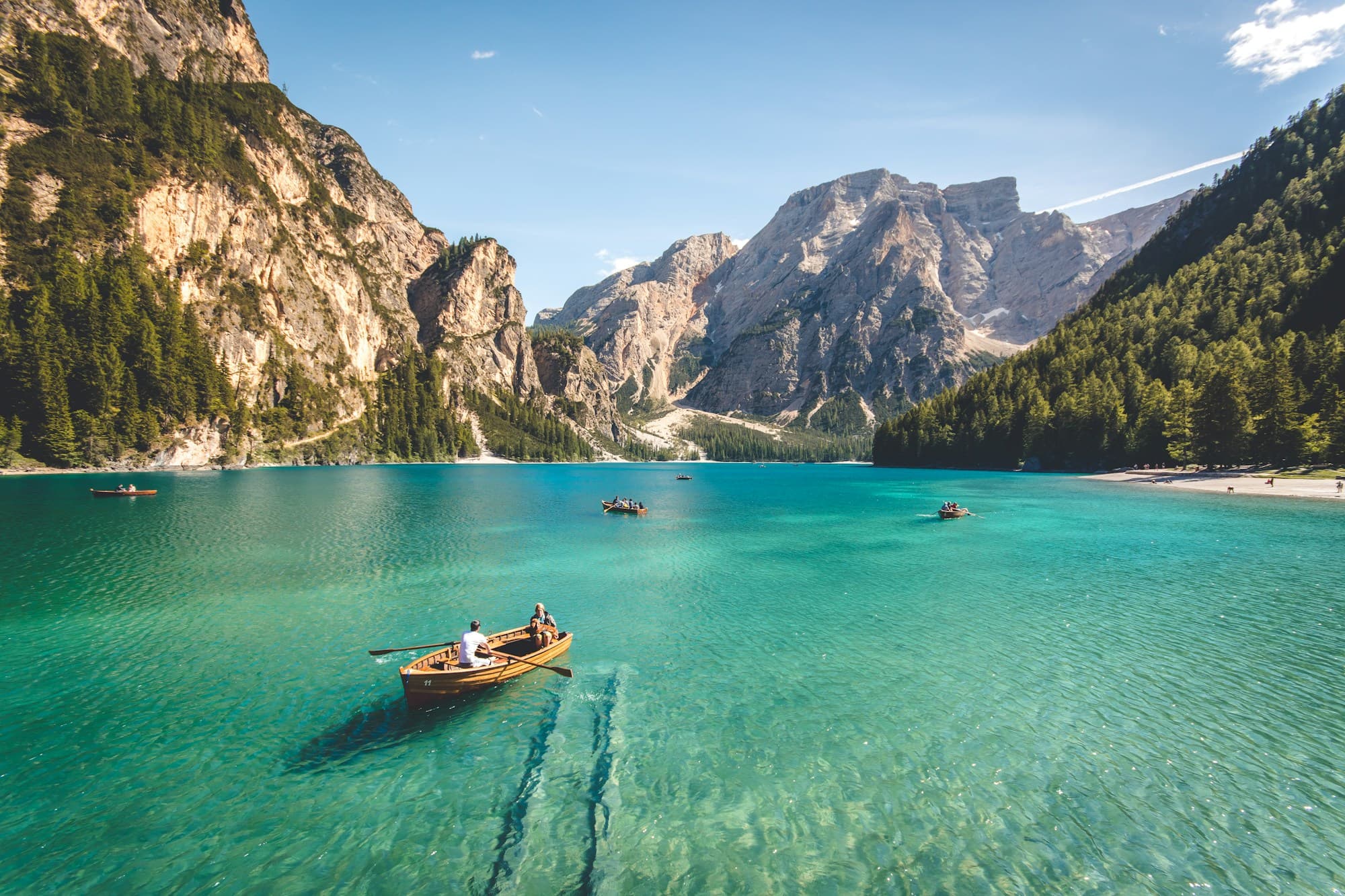 Lake Braies, the Dolomites, Italy