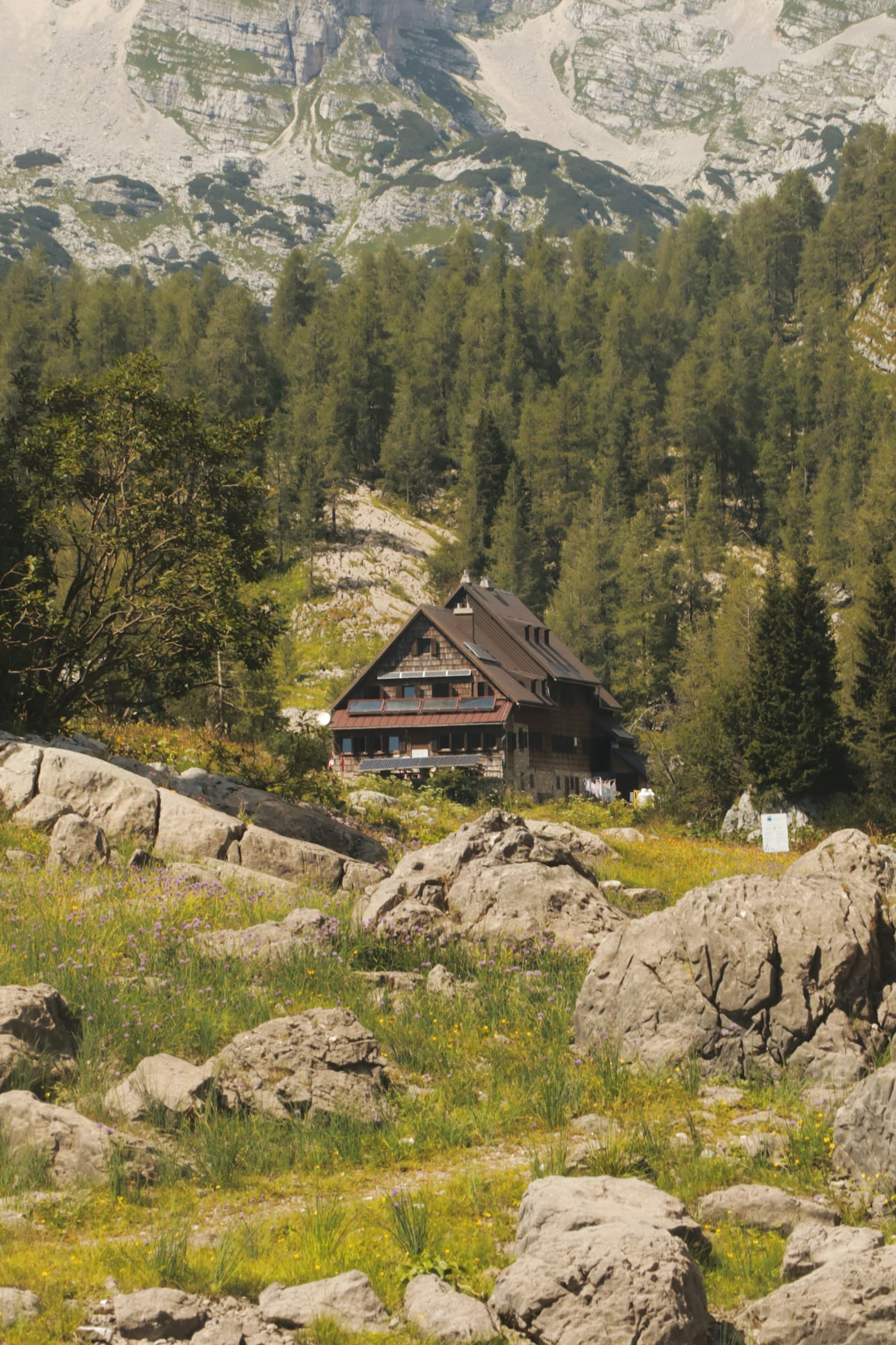 A mountain hut