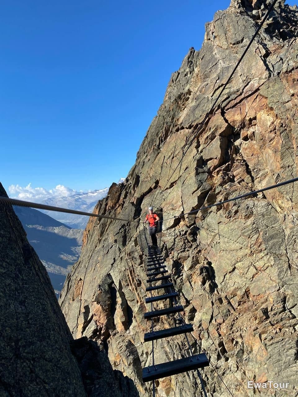 Lagginhorn (4010 m) e una via ferrata in Svizzera