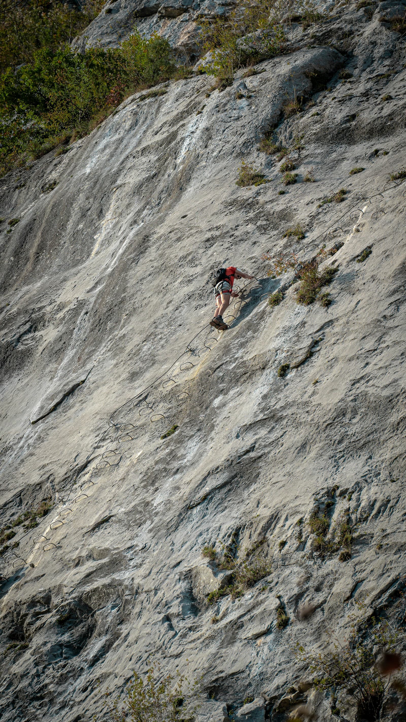 Via ferrata in the Dolomites